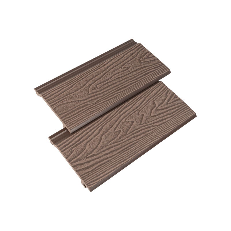 WPC Decking 3D Embossed Cladding Outdoor Wall Panel